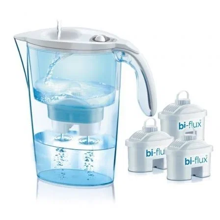 Laica Pack Jarra Stream 2,3l Blanca + 3 Filtros Bi-Flux Laica Pack Jarra Stream 2,3l Blanca + 3 Filtros Bi-Flux
